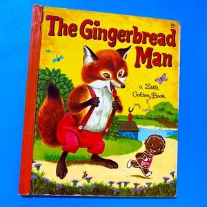 THE GINGERBREAD MAN VTG 1961 A LITTLE GOLDEN BOOK HARDCOVER CLASSIC STORY